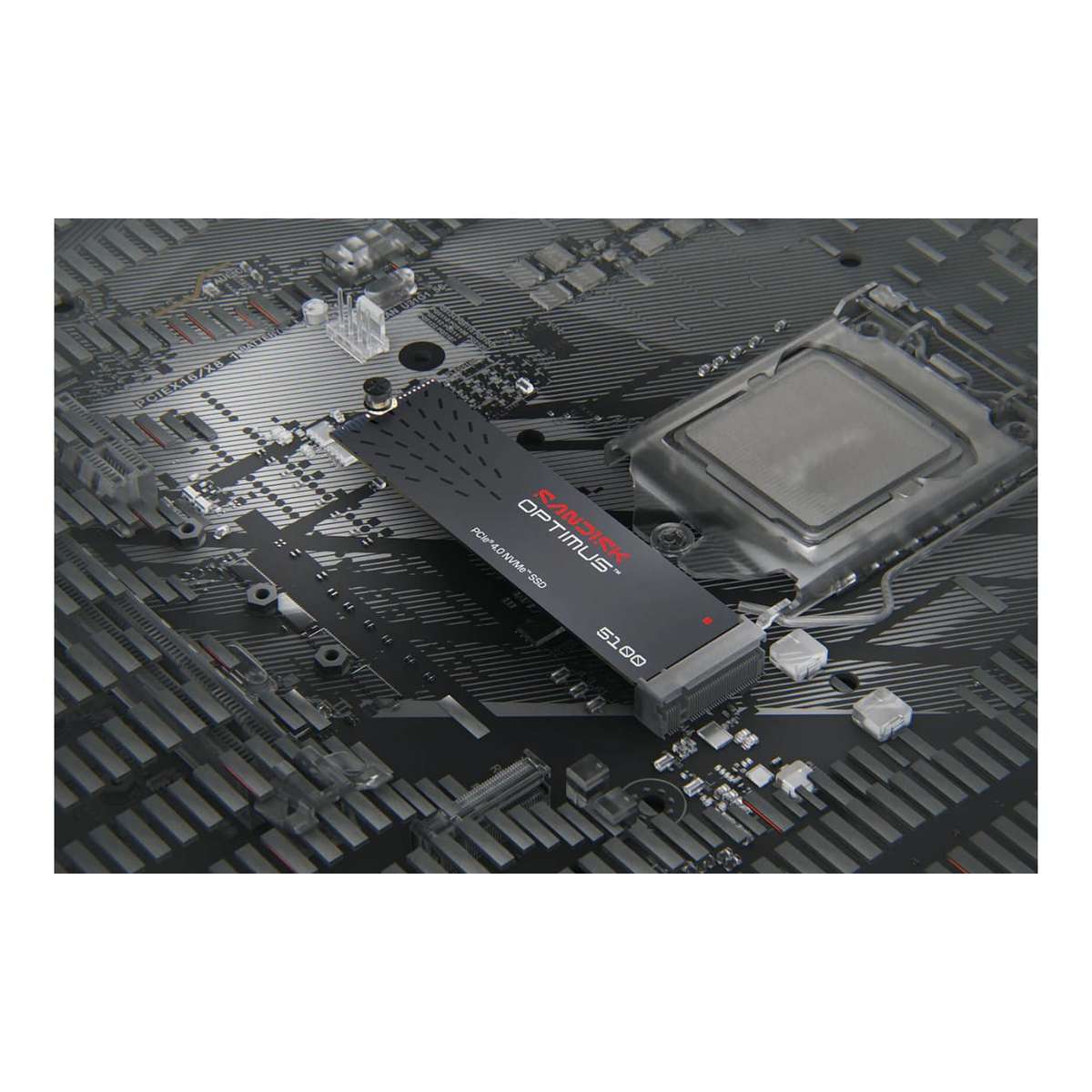 SanDisk Optimus 5100 M.2 1TB PCIe 4.0 NVMe Internal SSD SDSP51100TAN-000E0
