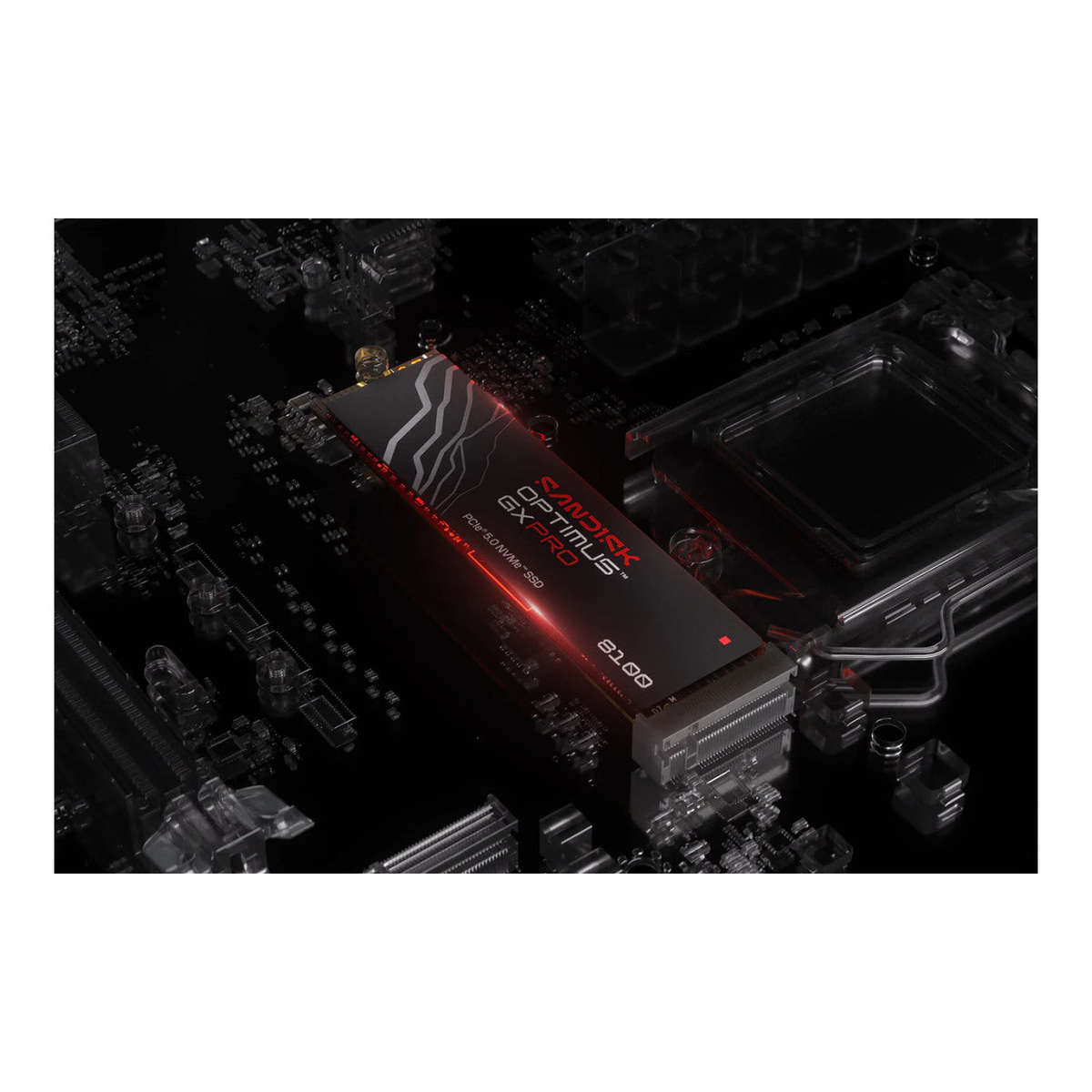 SanDisk Optimus GX PRO 8100 M.2 2TB PCIe 5.0 NVMe Internal SSD SDSP82200TAN-000E0