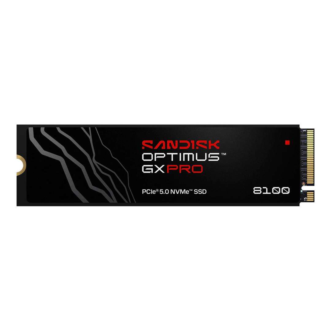 SanDisk Optimus GX PRO 8100 M.2 2TB PCIe 5.0 NVMe Internal SSD SDSP82200TAN-000E0