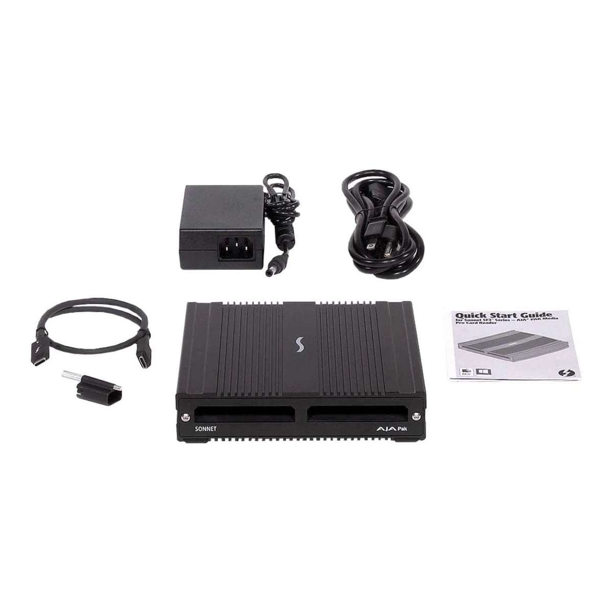 Sonnet SF3 Series Pro Dual-slot AJA PAK Media Thunderbolt Card Reader SF3-AJAPK