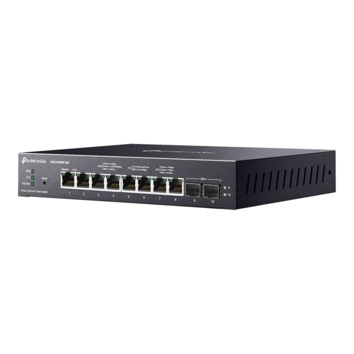TP-Link Omada 8-port 2.5GBASE-T Smart Switch with 2x 10GE SFP+ Port SG2210XMP-M2