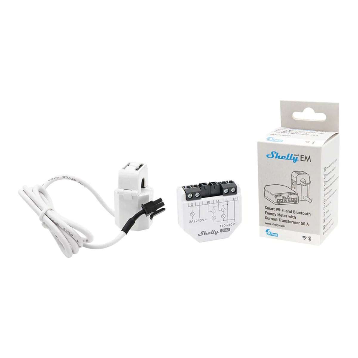 Shelly EM Gen3 50A Smart Single-phase Energy Meter