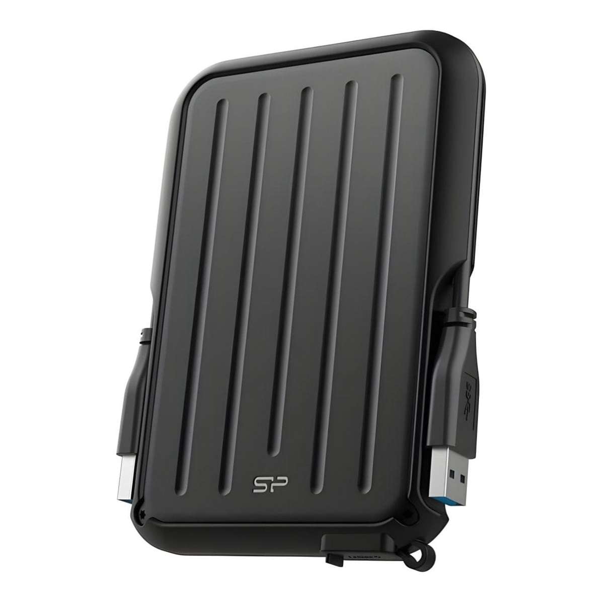 Silicon Power A66 2TB USB Black External Hard Drive SP020TBPHD66SS3K