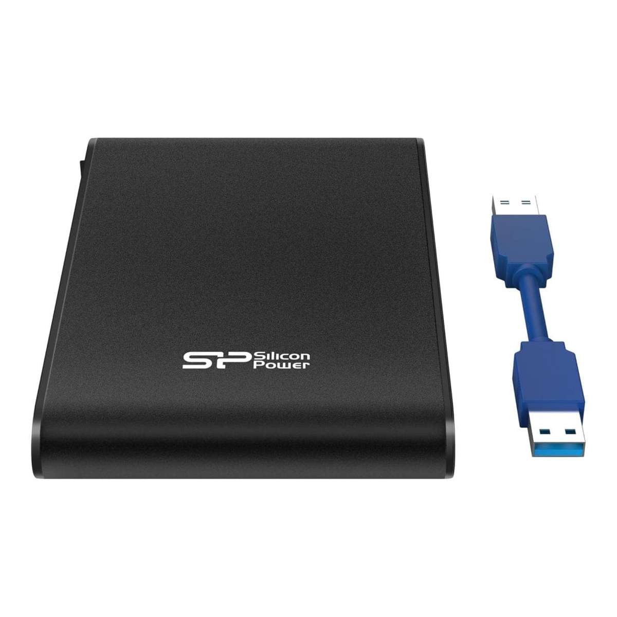 Silicon Power Vault A80 2.5-inch 2TB USB-A Black External Hard Drive SP020TBPHDA80S3K