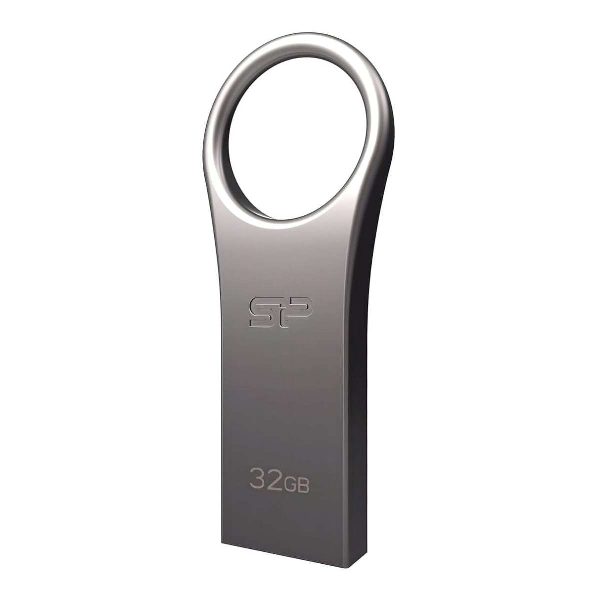 Silicon Power Jewel J80 32GB Titanium USB Flash Drive SP032GBUF3J80V1T