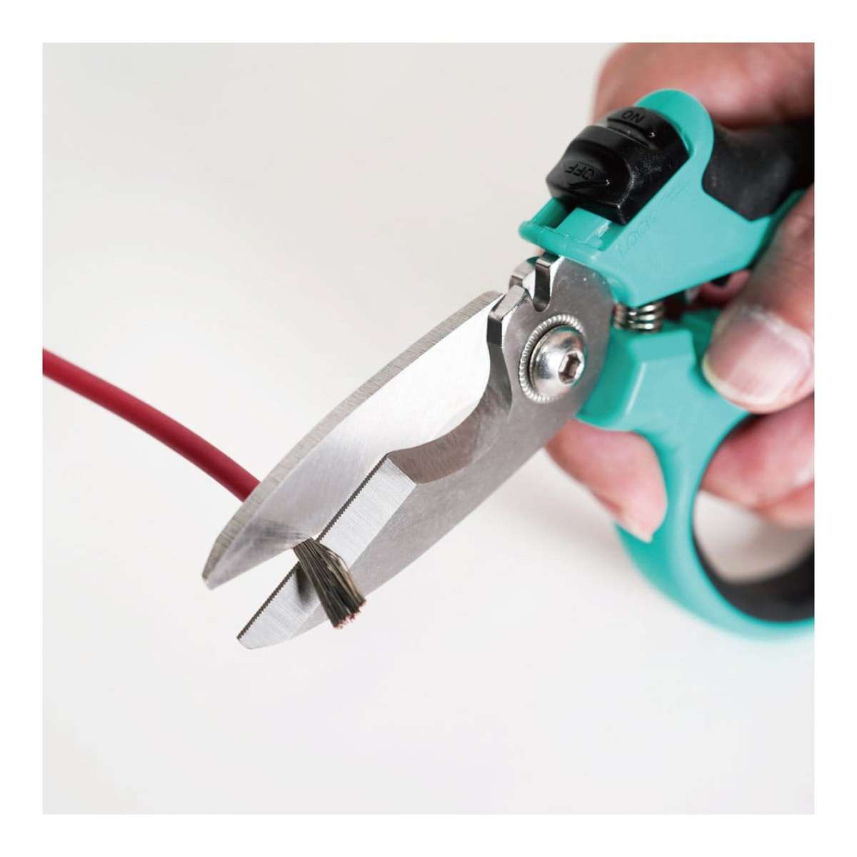 Pro'sKit 8-inch Industrial Angled Electricians Shears SR-335