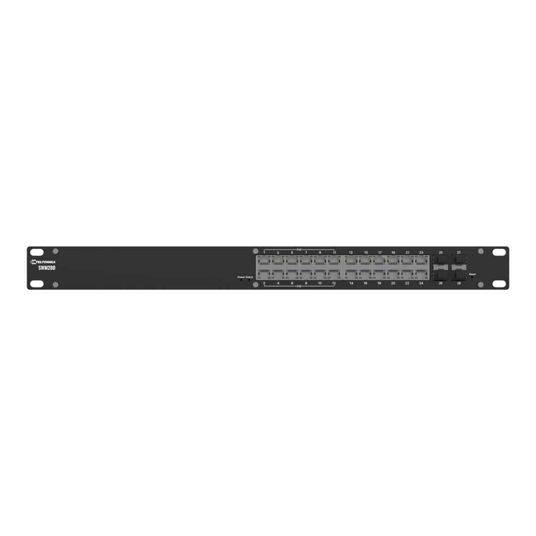 Teltonika SWM280 L2+ Gigabit Ethernet (10/100/1000) PoE Managed Network Switch