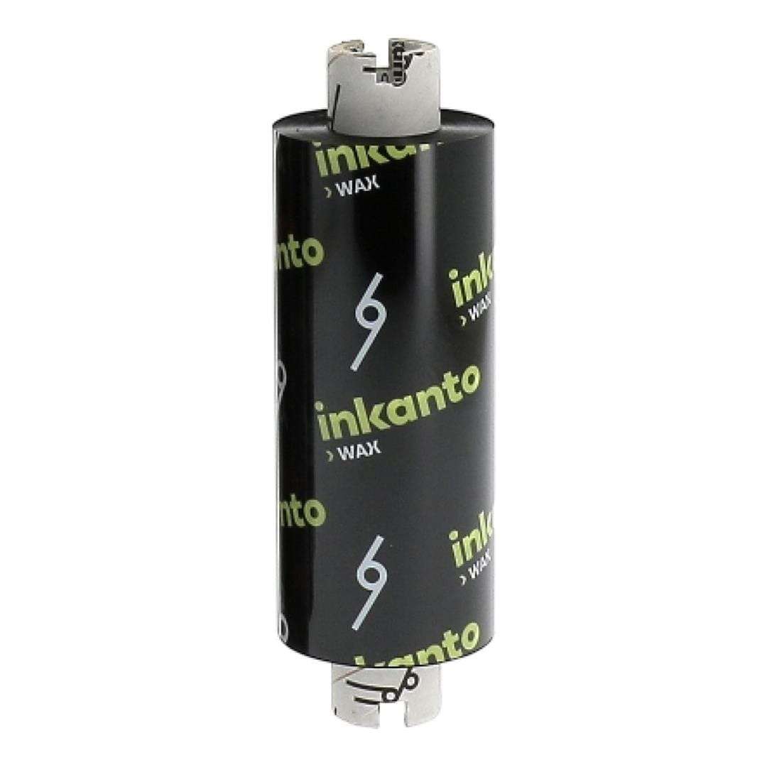 Inkanto AWR1 110mmx74m Value Wax Ribbon - 25 Rolls per Box T57605IO