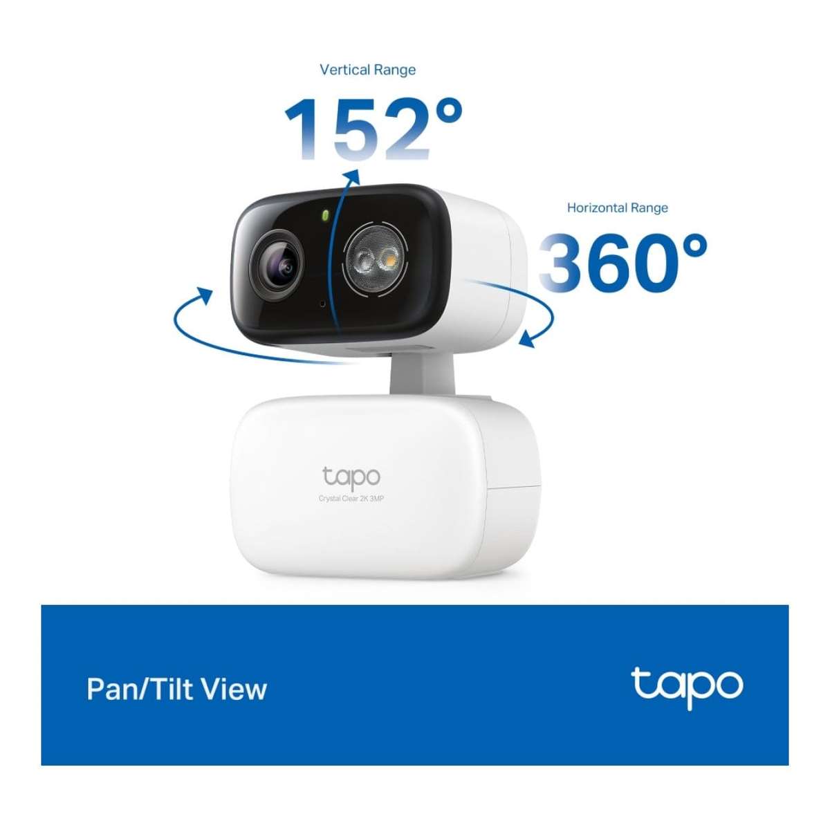 TP-Link Tapo C216 2K 3MP 4mm Wi-Fi Pan/Tilt Home Security Camera