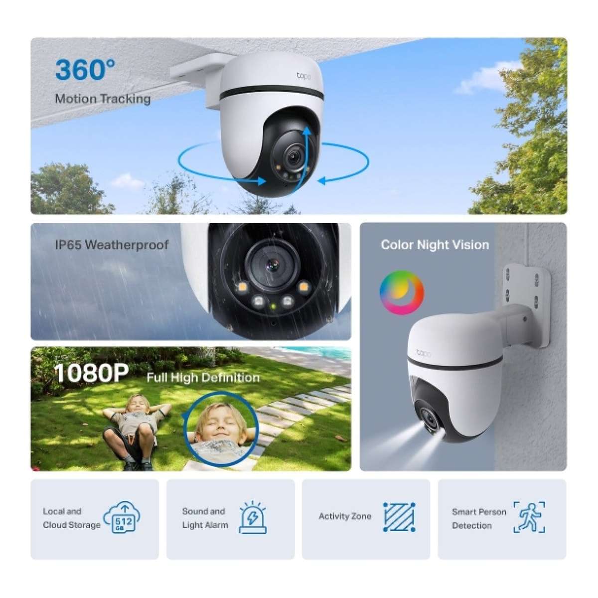 TP-Link Tapo C500 Outdoor Pan and Tilt Security Wireless Camera