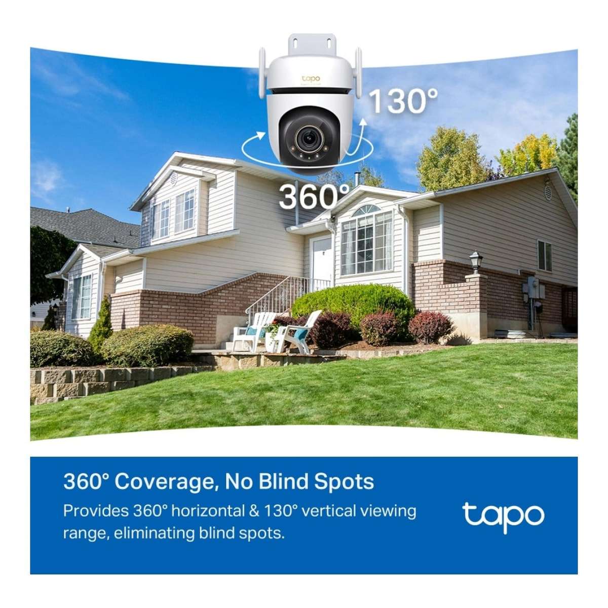 TP-Link Tapo C530WS 3K 5MP 4.0mm Wi-Fi Outdoor Pan/Tilt Security Camera