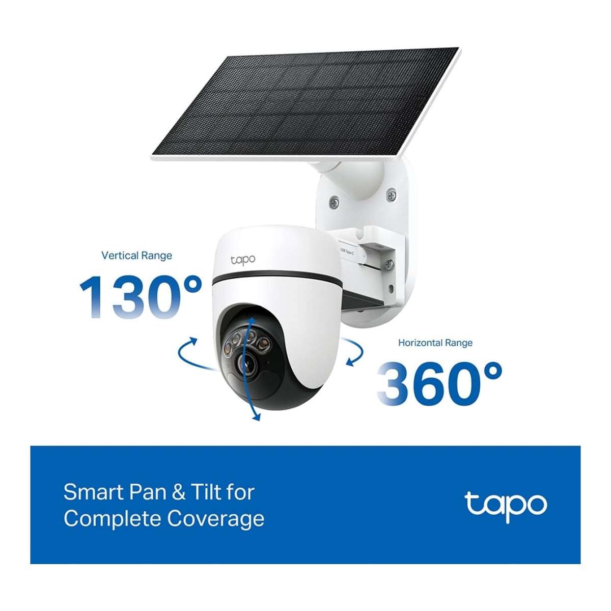 TP-Link Tapo C610 2K 3MP 4.0mm Solar-Powered Pan/Tilt Security Camera