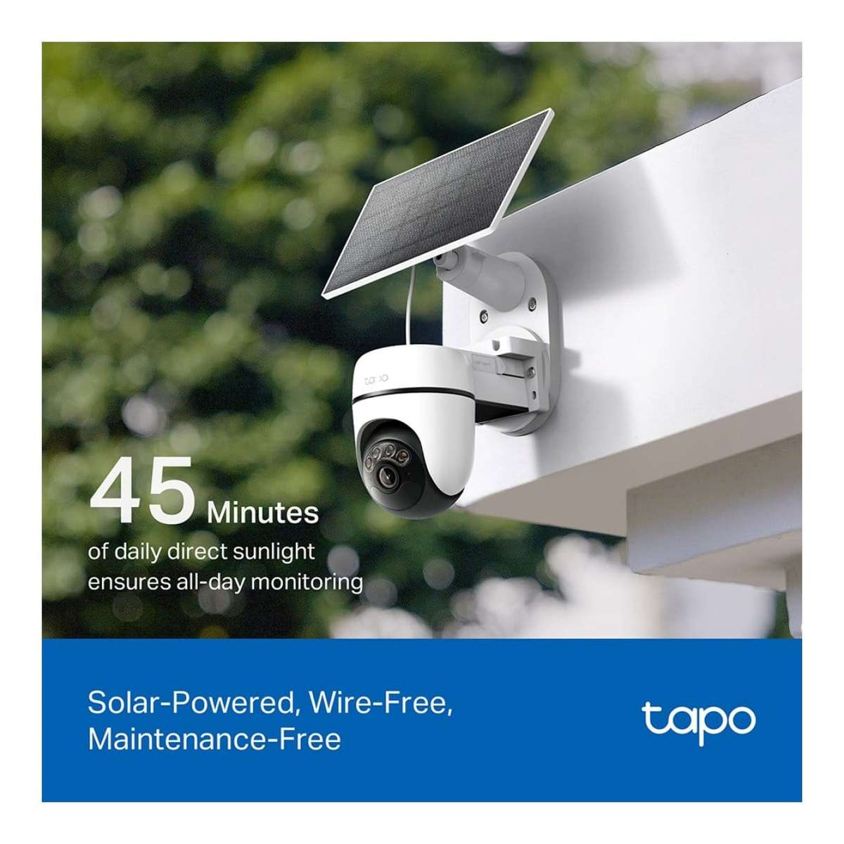 TP-Link Tapo C610 2K 3MP 4.0mm Solar-Powered Pan/Tilt Security Camera
