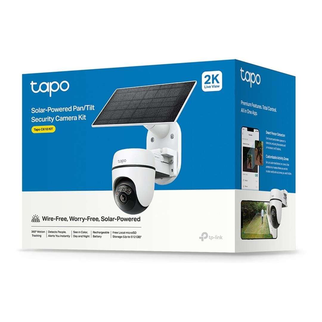 TP-Link Tapo C610 2K 3MP 4.0mm Solar-Powered Pan/Tilt Security Camera