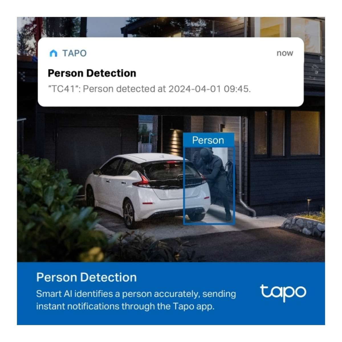 TP-Link Tapo TC41 2K Outdoor Pan and Tilt Security Wi-Fi Camera