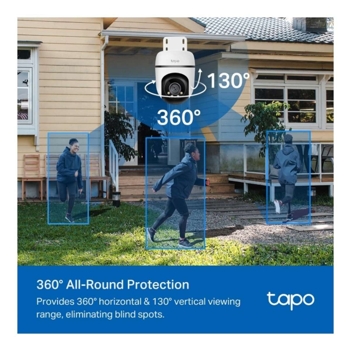 TP-Link Tapo TC41 2K Outdoor Pan and Tilt Security Wi-Fi Camera