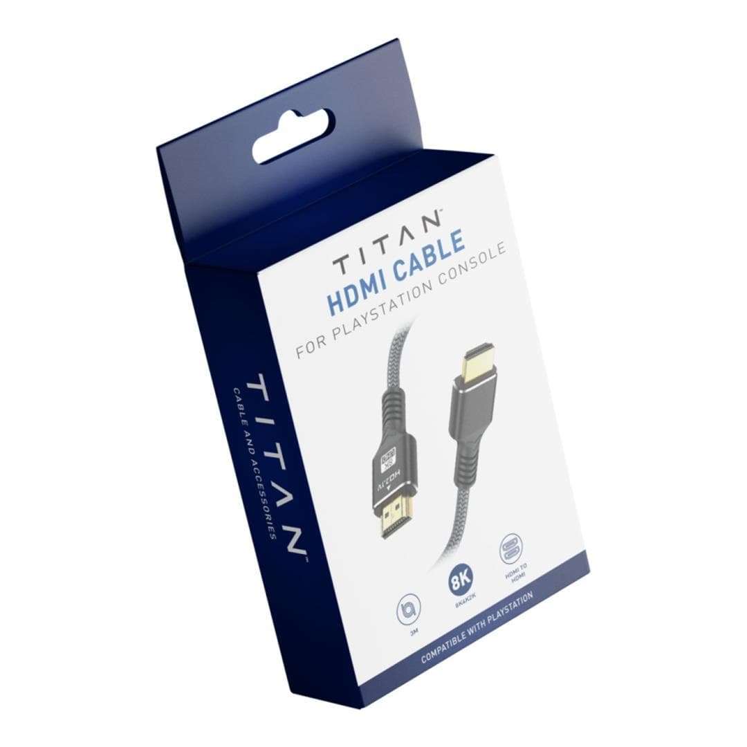 Titan 2m High-Speed HDMI Cable 8K - 60Hz for PS Black TG-HD-2000-PS