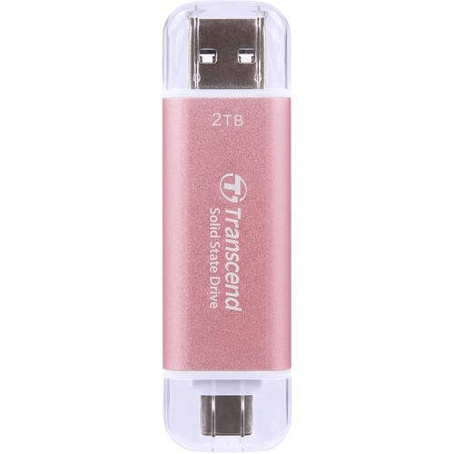 Transcend ESD310 2TB Portable USB-C/A Portable SSD Pink TS2TESD310P