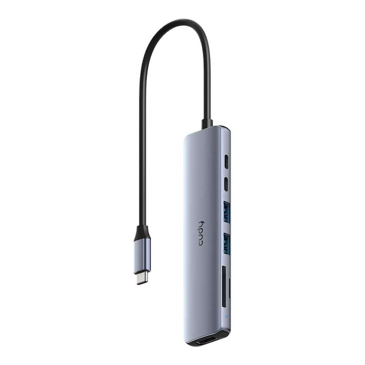 Cudy 7-in-1 4K 60Hz HDMI USB-C Hub UH407
