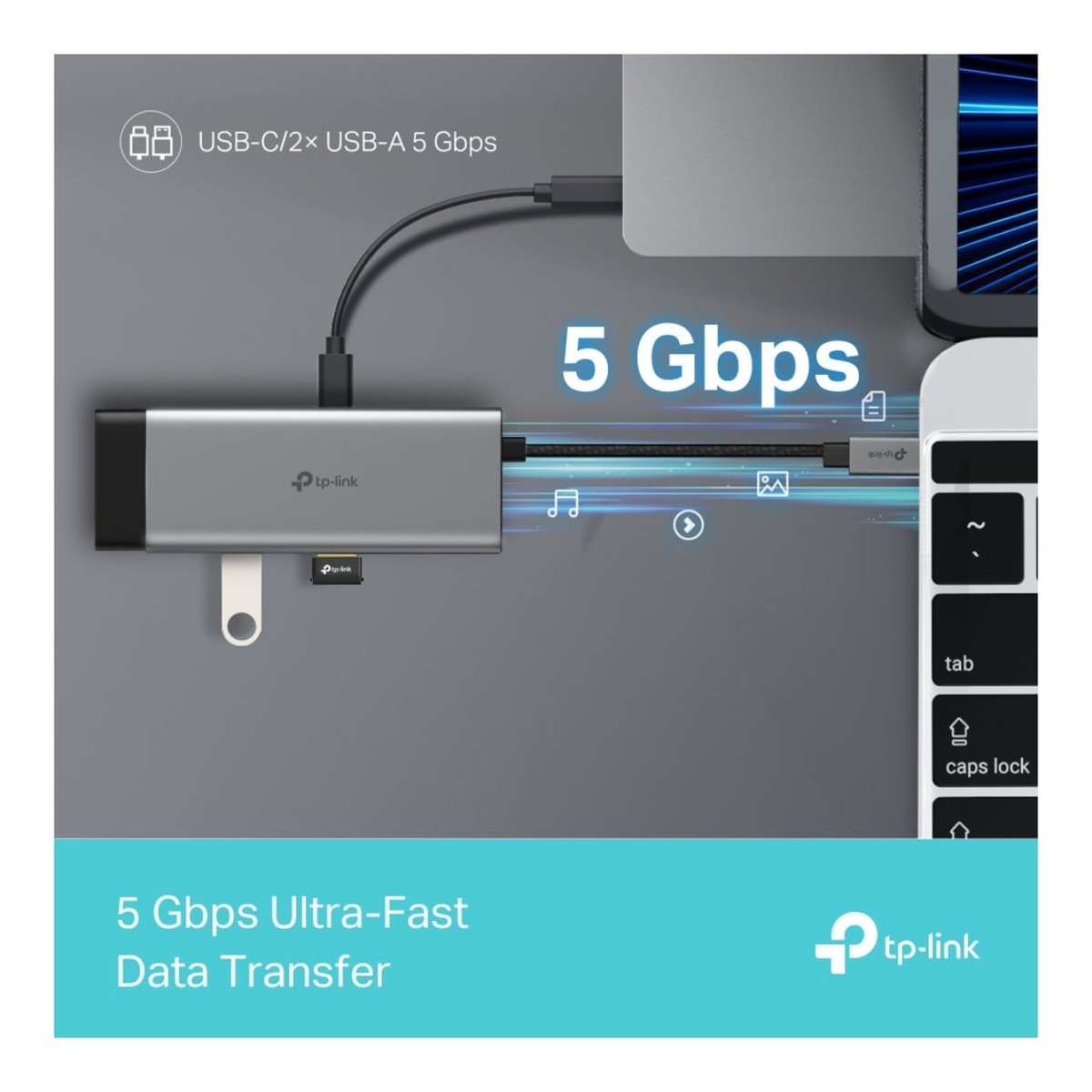 TP-Link UH5020C 5-in-1 Type-C USB Hub