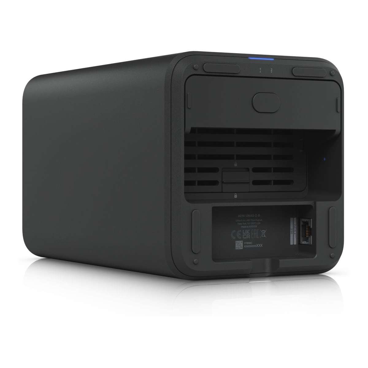 Ubiquiti UNAS 2 2-Bay NAS Enclosure Black UNAS-2-B