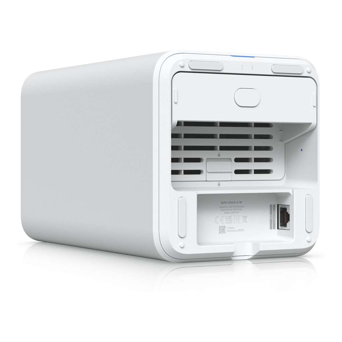 Ubiquiti UNAS 2 2-Bay NAS Enclosure White UNAS-2-W
