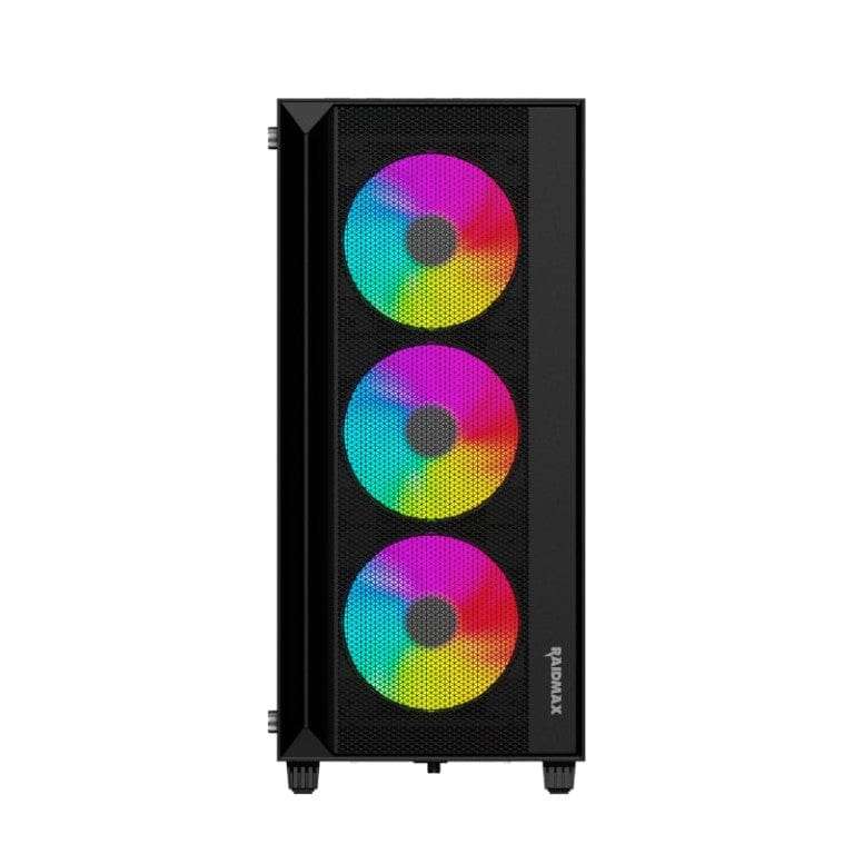 Raidmax V100TBS ATX ARGB Mid-Tower Gaming PC Case Black