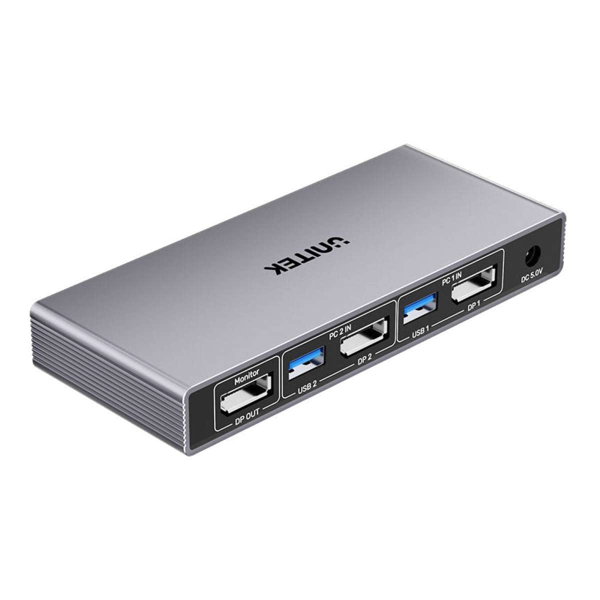 Unitek 4-port 5Gbps DP KVM Switch V1310AGY01-UK