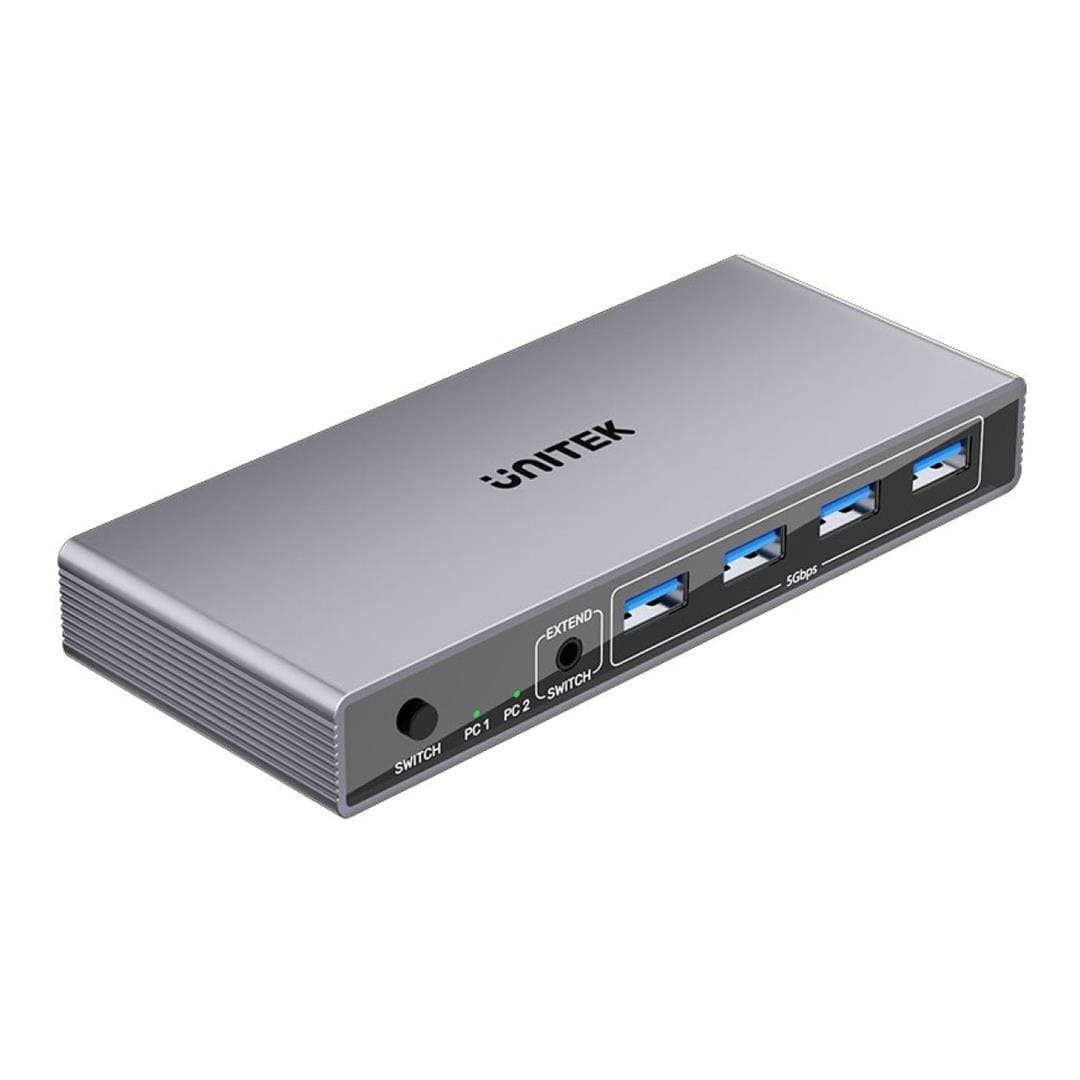 Unitek 4-port 5Gbps DP KVM Switch V1310AGY01-UK
