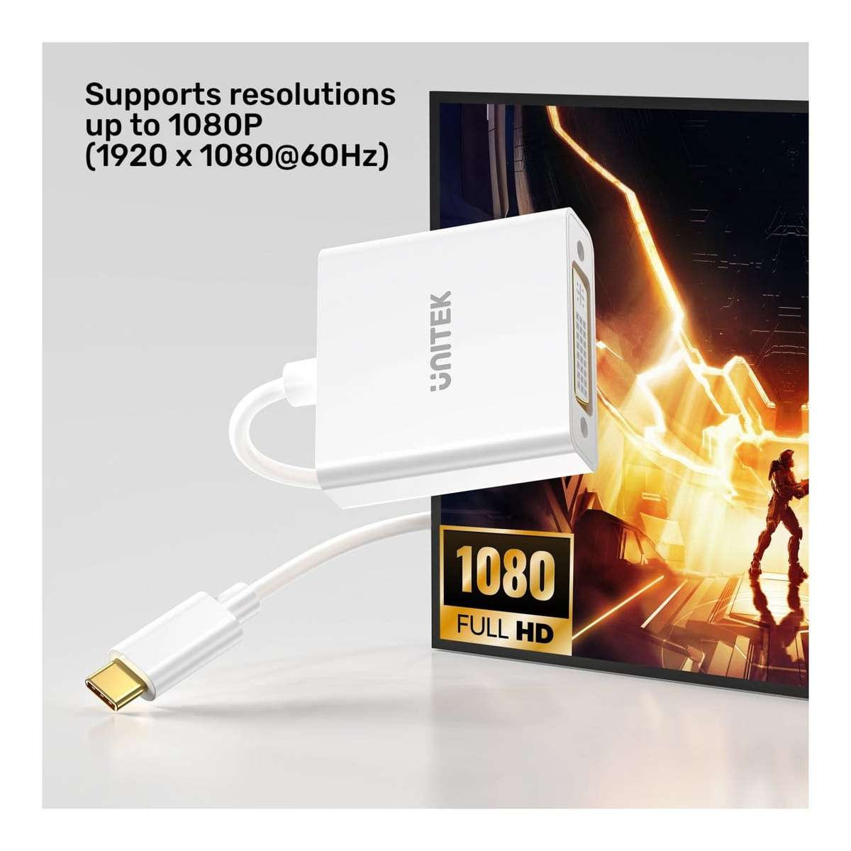 Unitek DVI to Type-C Adapter V1429A01
