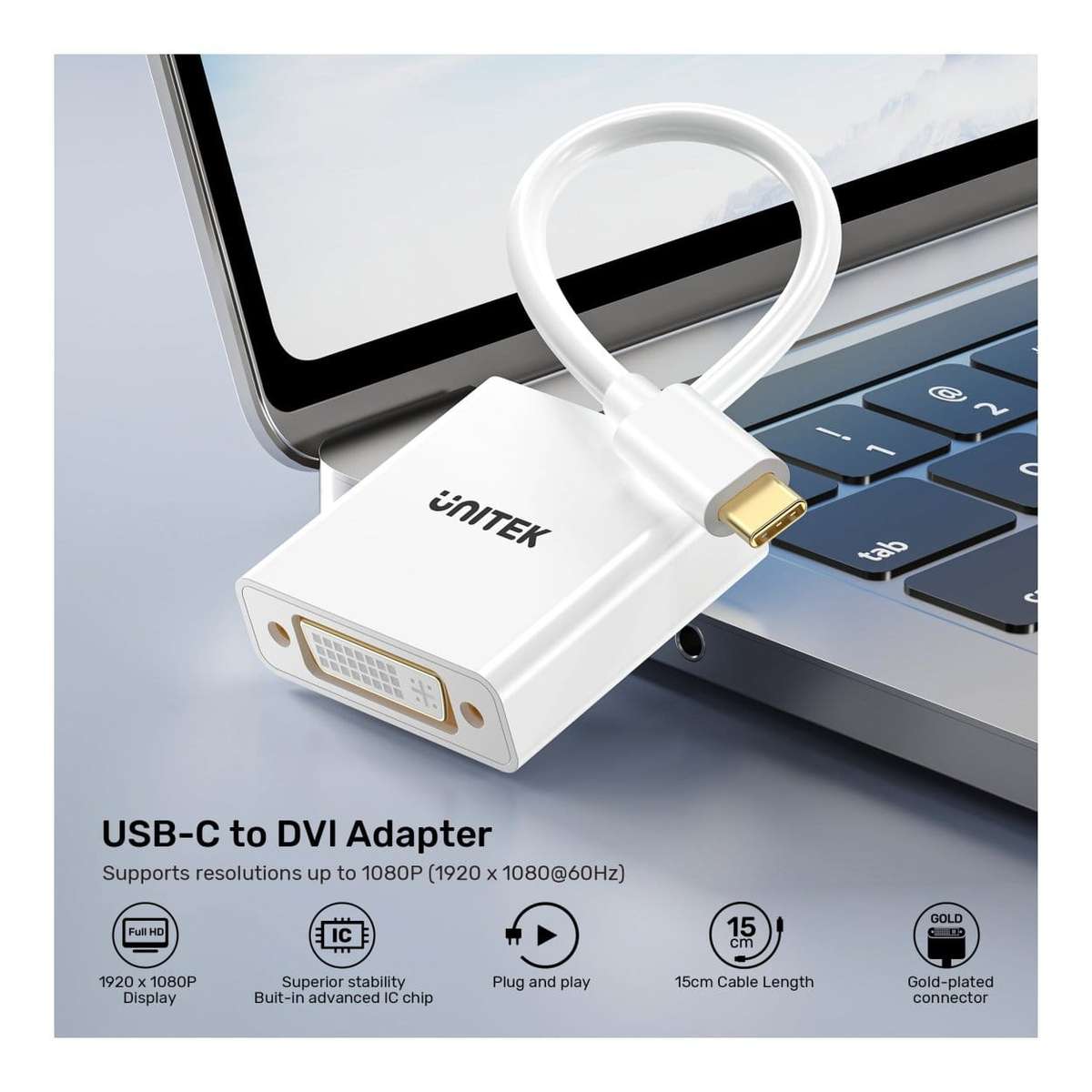 Unitek DVI to Type-C Adapter V1429A01