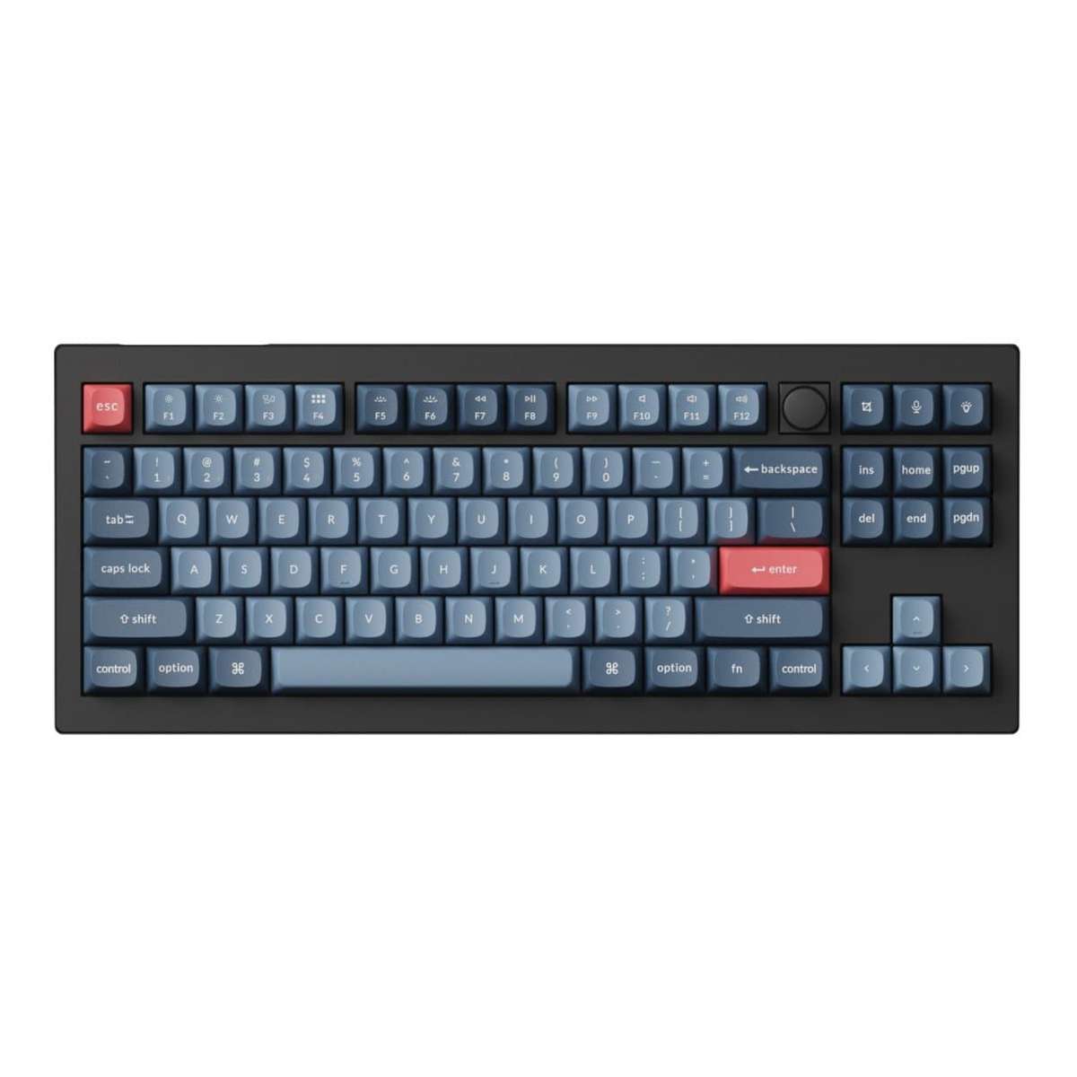 Keychron V3 Max QMK/VIA Wireless Custom Mechanical Keyboard Carbon Black V3M-D4
