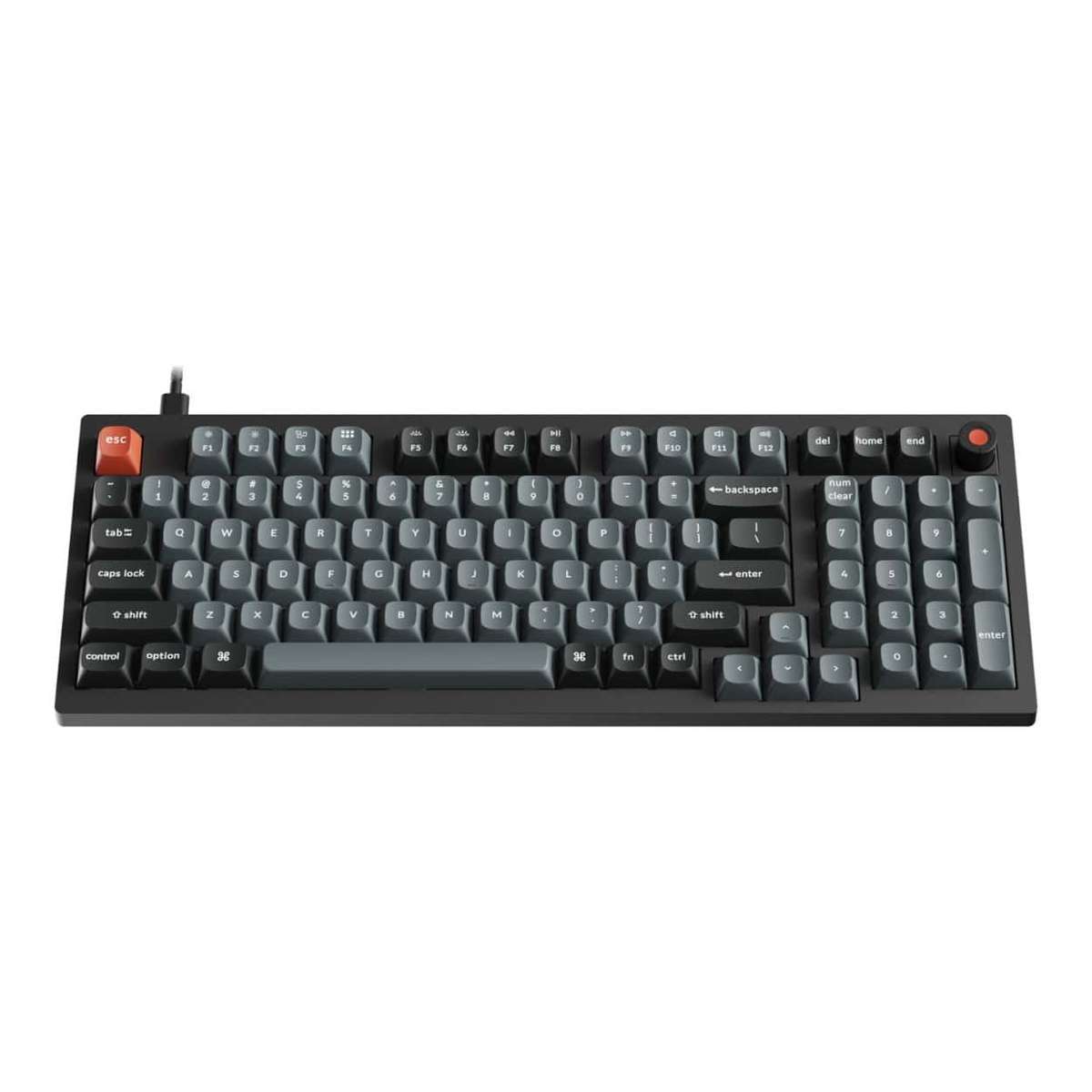 Keychron V5 Ultra 8K Red Switch Hot-Swap Silk POM RGB Wireless Keyboard V5U-D1