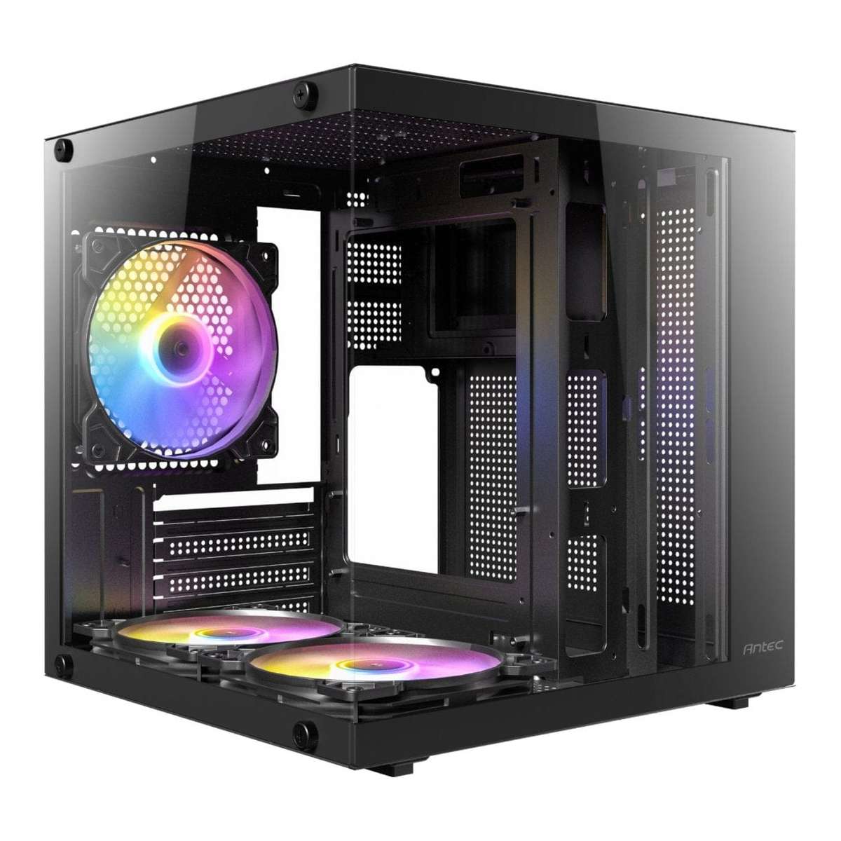 Antec VCX10M RGB Micro-ATX Mini-Tower Gaming PC Case Black