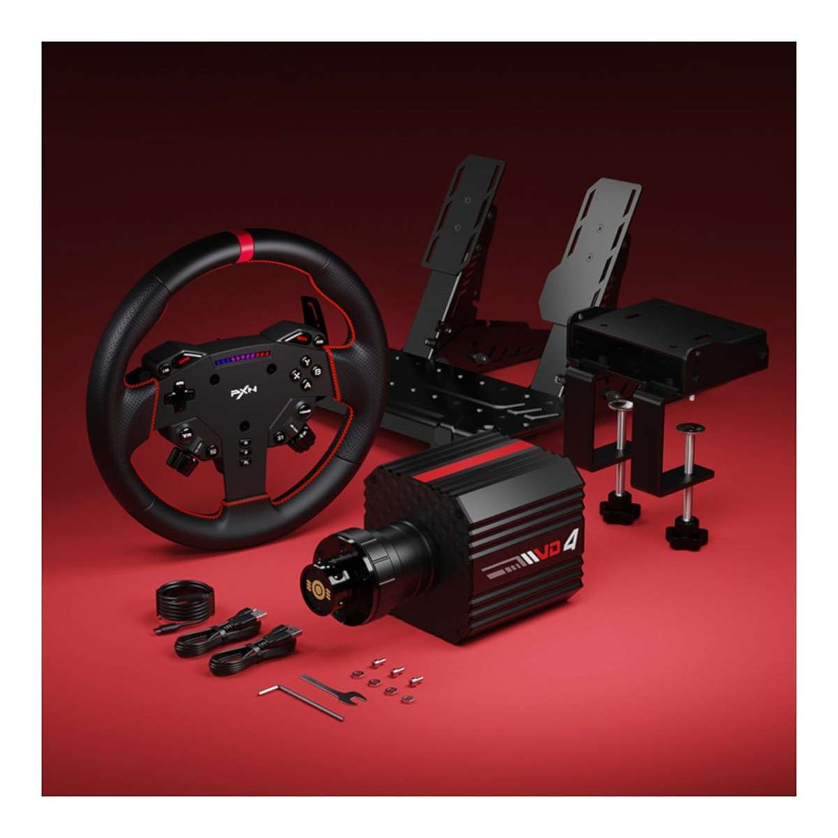 PXN VD4 Direct Gaming Drive Sim Racing Bundle VD4BUNDLEABT