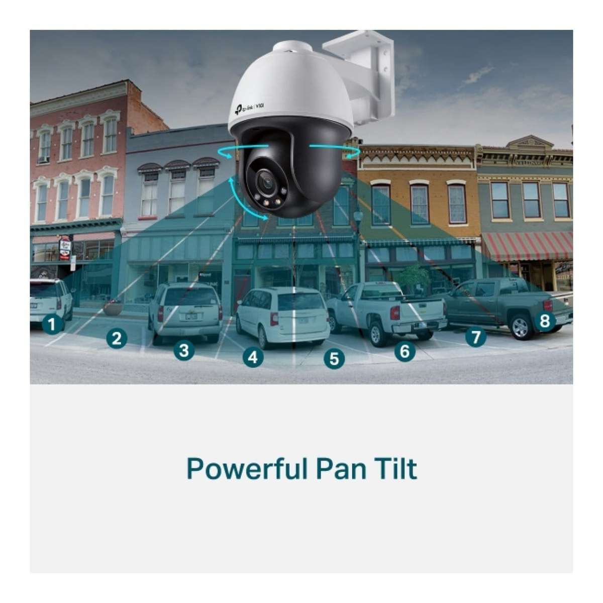 TP-Link Vigi C540(4mm) 4MP Outdoor Full-Colour Pan Tilt Network Camera
