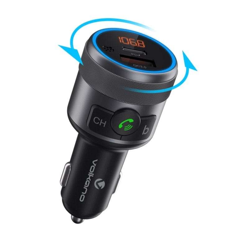 Volkano Piston Series Bluetooth Car Modulator VK-3039-BK(V2)