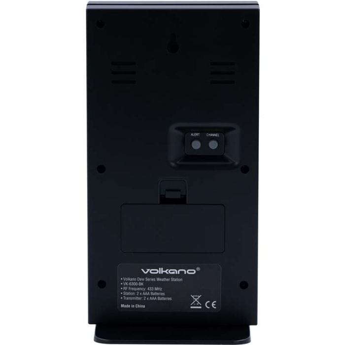 Volkano Dew Series Wireless Home Weather Station Black VK-6300-BK