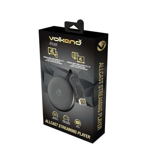 VolkanoX Allcast Series Wireless Casting Adapter VK-6516-BK