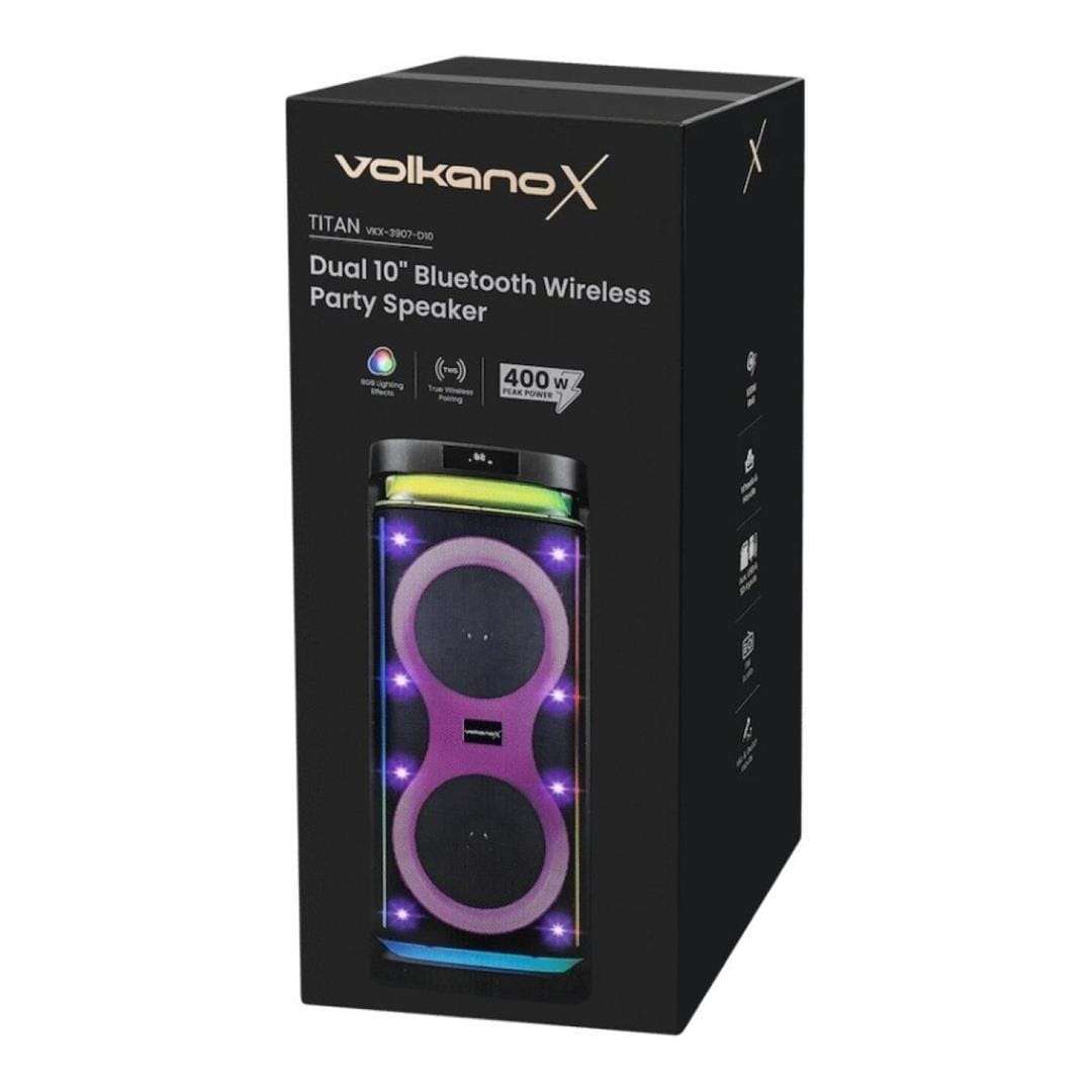Volkano Titan Series Dual 10 Party Speaker VKX-3907-D10