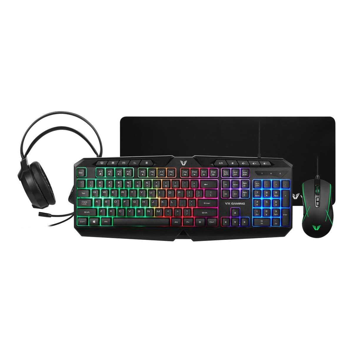 Volkano VX Heracles Series 4-in-1 Gaming Combo VX-147-BK(V3)