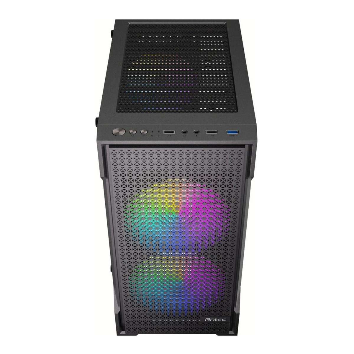 Antec VX100M ARGB Micro-ATX Mini Tower Gaming PC Case Black