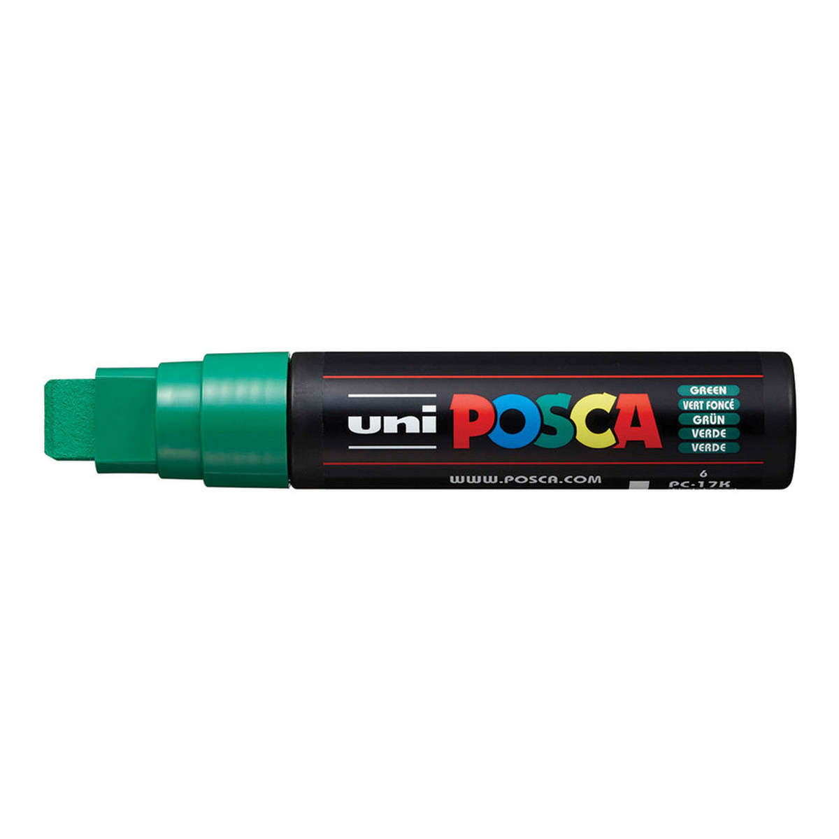 POSCA PC-17K 15.0mm Extra Broad Water Based Paint Marker - Green 5-pack WBM-PC17K-GRN