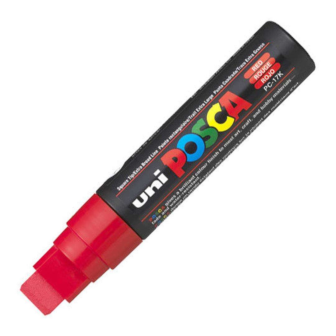 POSCA PC-17K 15.0mm Extra Broad Water Based Paint Marker - Red 5-pack WBM-PC17K-RED