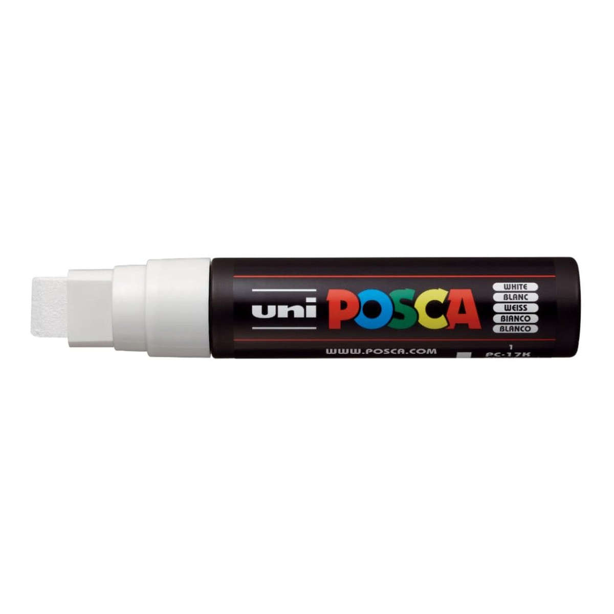 POSCA PC-17K 15.0mm Extra Broad Water Based Paint Marker - White 5-pack WBM-PC17K-WHT