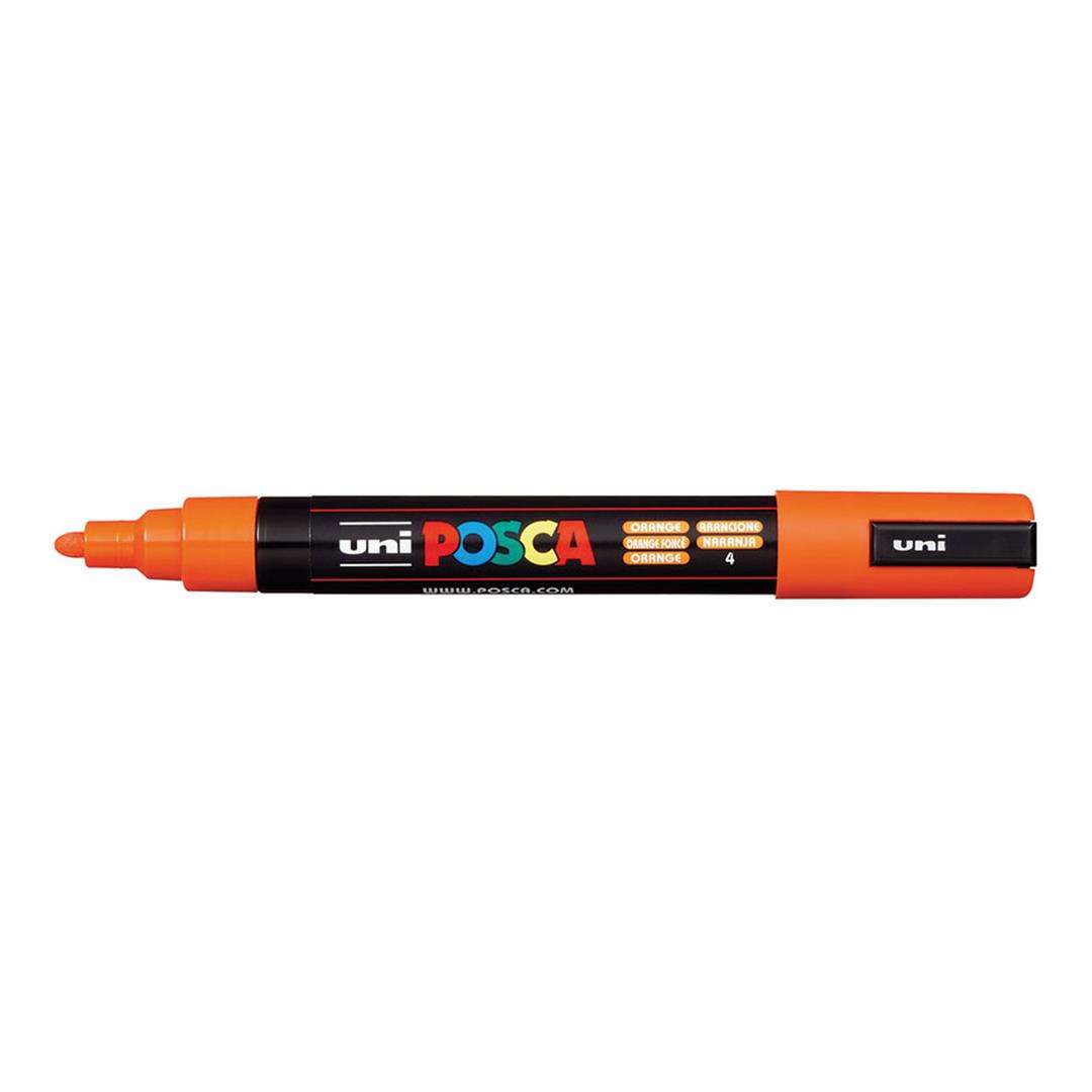 POSCA PC-5M Bullet Tip 1.8-2.5mm Medium Water Based Paint Marker - Orange 6-pack WBM-PC5M-ORG