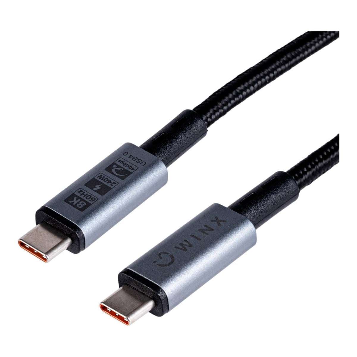 Winx 1m Link Pro 8K USB-C Charging Cable Black WX-CB107