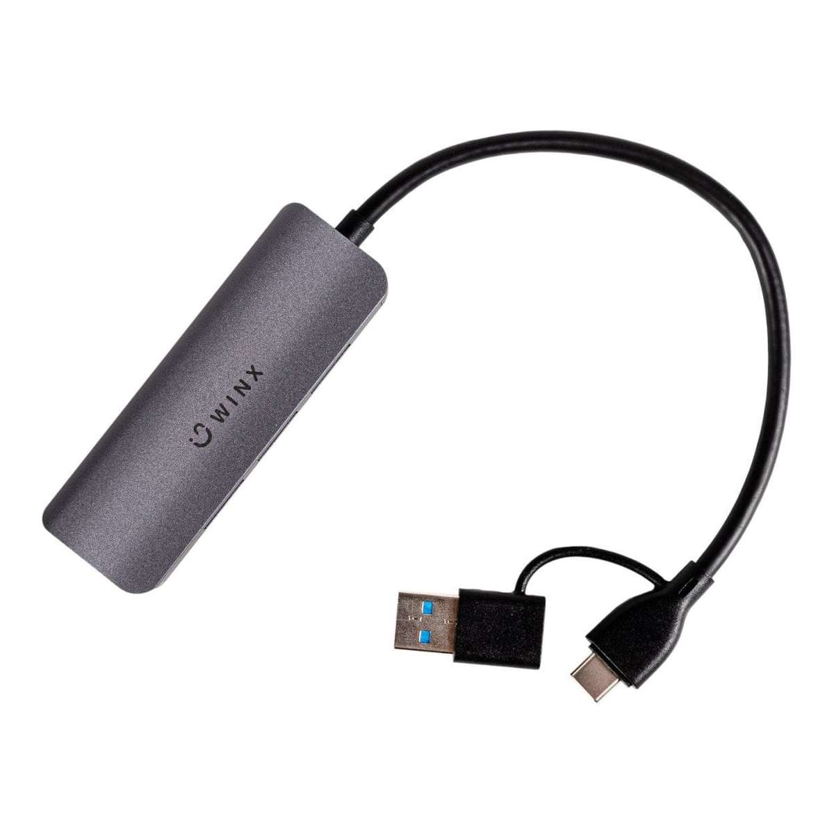 Winx CONNECT Simple 4-in-1 to Type-C USB Hub Silver WX-HB109