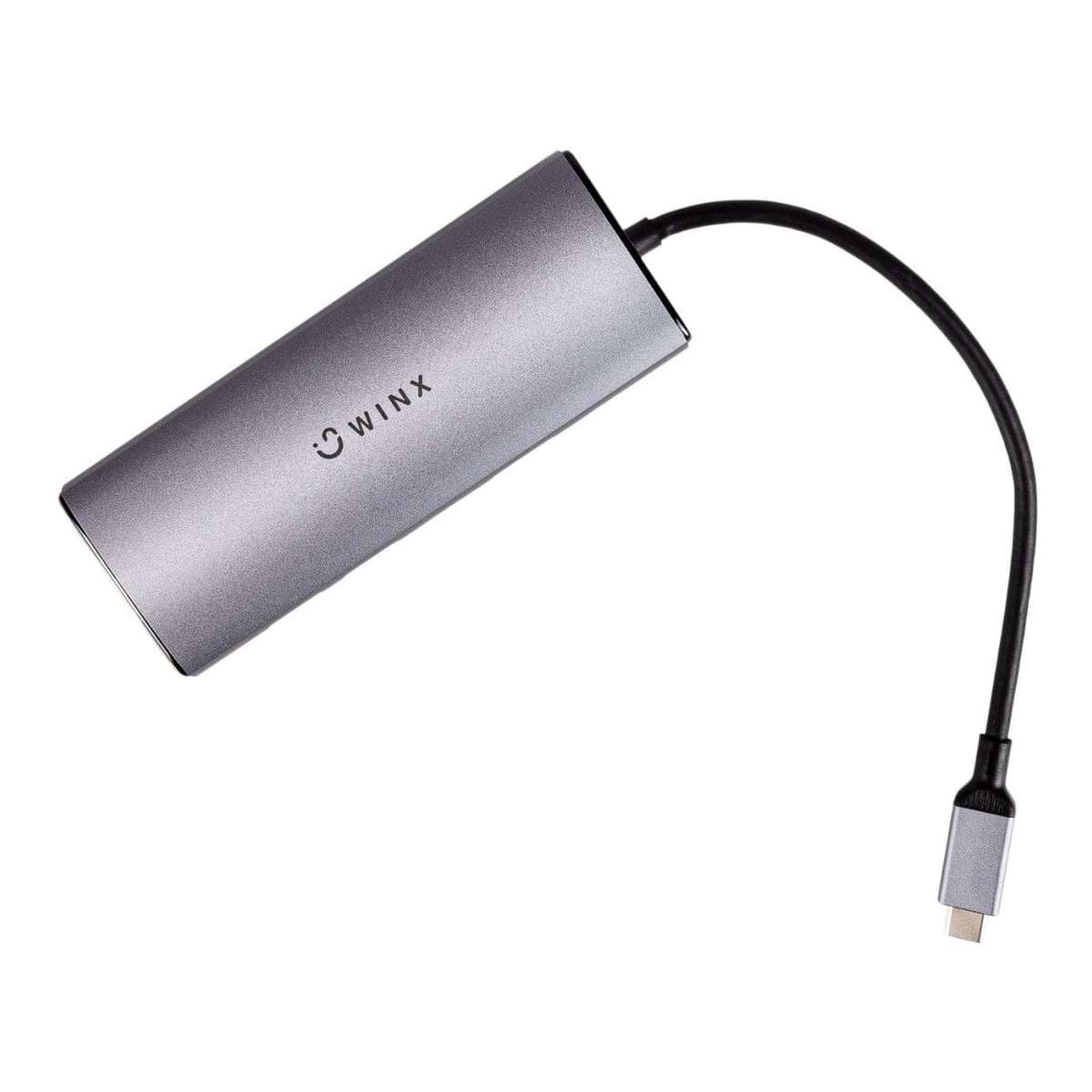 Winx CONNECT Pro 6-in-1 to Type-C Hub Silver WX-HB111