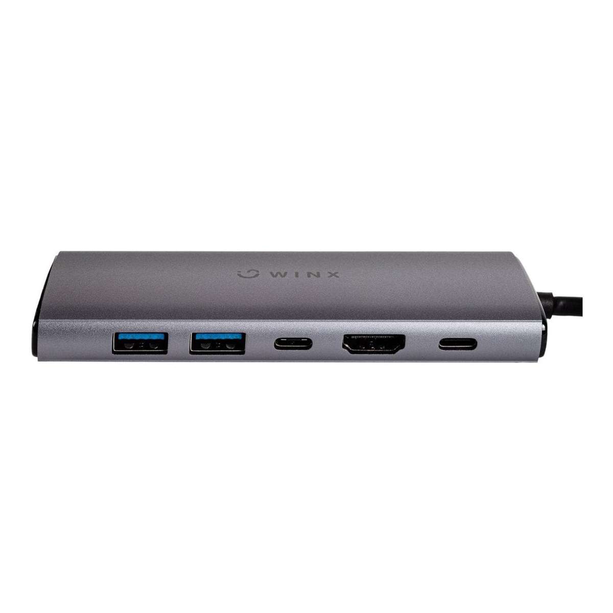 Winx CONNECT Pro 6-in-1 to Type-C Hub Silver WX-HB111